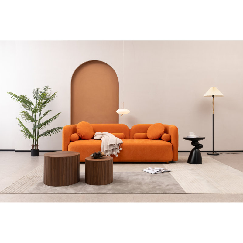 Plush 3 seater chenille sofa luxury modern couch for living room apartment or home office ultimate comfort